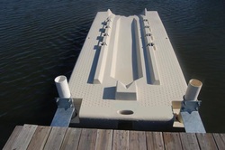 Dock Accessories, FLoating Dock accessories, New Jersey floating dock accessories, dock slides, dock benches, dock furniture